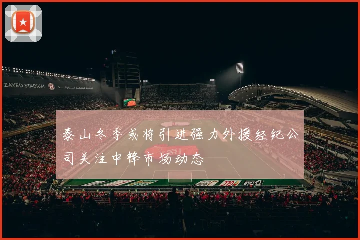 泰山冬季或将引进强力外援经纪公司关注中锋市场动态